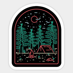 Camping Sticker